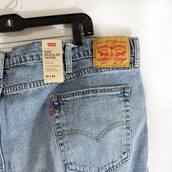 Levi’s 502 Regular Taper Jeans Size 48x 34 NWT - Picture 4 of 9